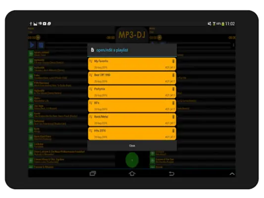 MP3-DJ the MP3-Player android App screenshot 0