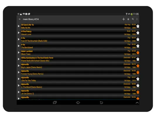 MP3-DJ the MP3-Player android App screenshot 1