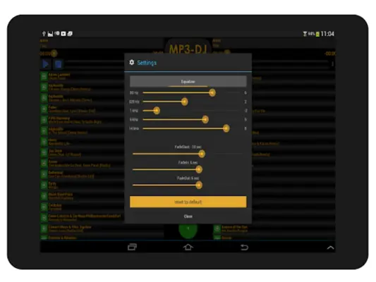 MP3-DJ the MP3-Player android App screenshot 2